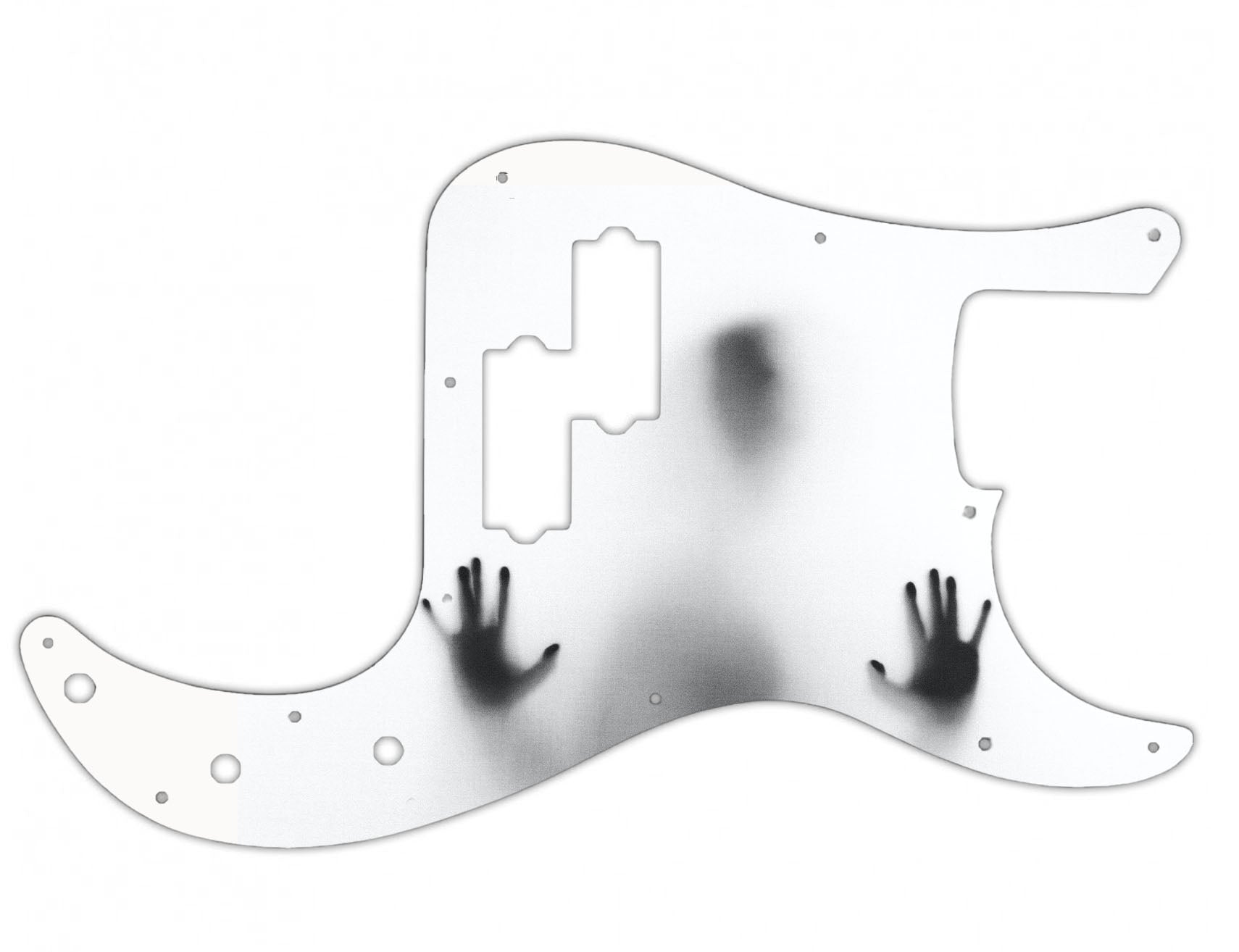 Trapped Fender P Bass Custom Pickguard **PRINTING ONLY**